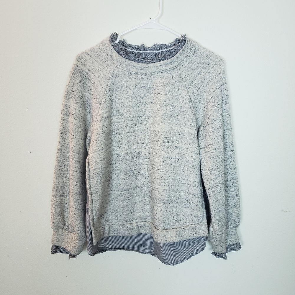 La Vie Rebecca Taylor Sweater Shirt Hybrid M